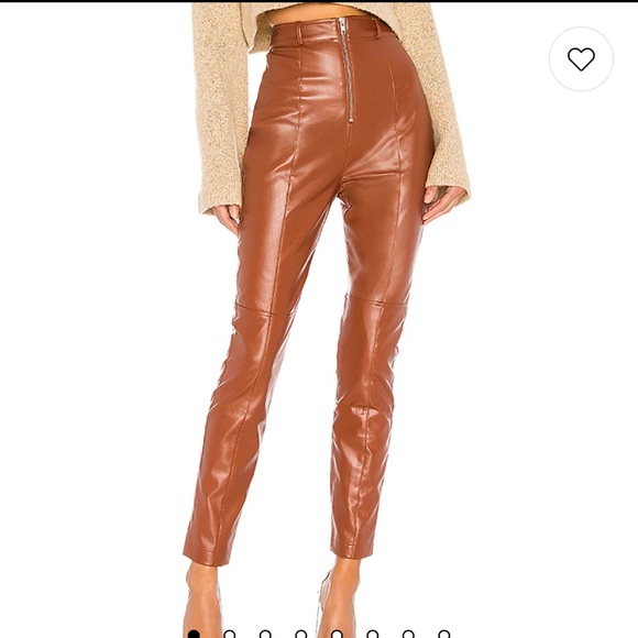Georgie Lovers + Friends Faux Leather Pants - Picture 1 of 1